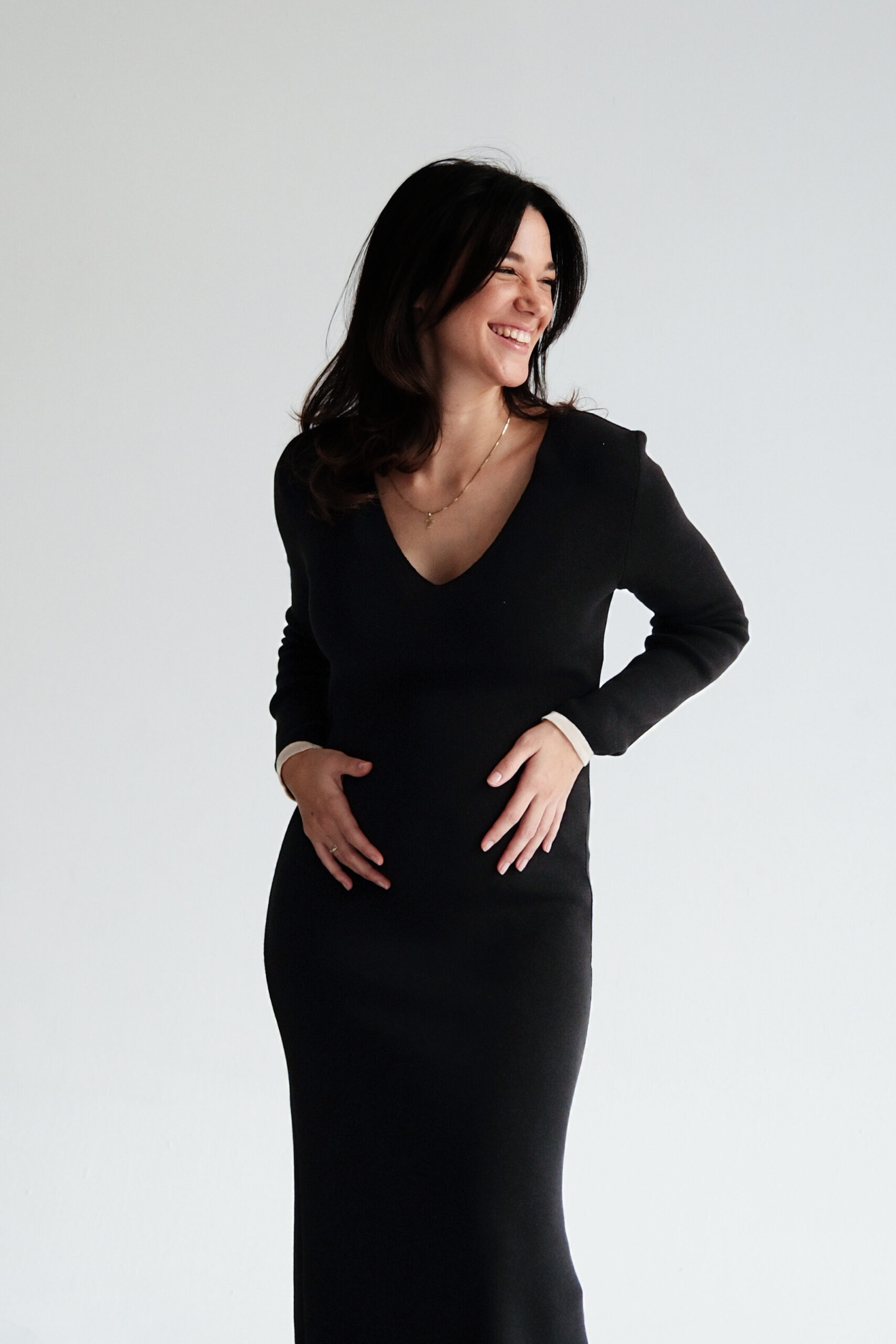 Cotton Knit Dress - Slika 1